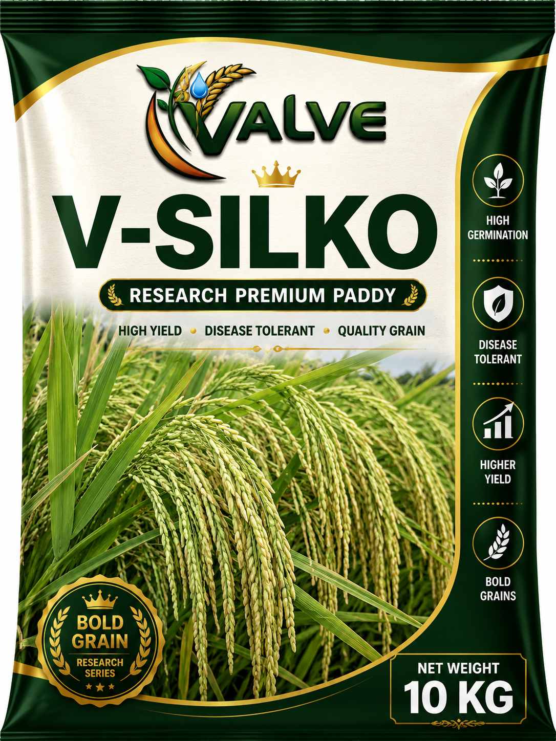 RESEARCH PADDY SEED V-SILKO